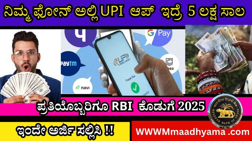 UPI Credit Loan | credit loan । UPI ಮೂಲಕ ಸಾಲ: ಕ್ರೆಡಿಟ್ ಕಾರ್ಡ್ ಇಲ್ಲದೆ 5 ಲಕ್ಷ ವರೆಗೆ ಸಾಲ ಪಡೆಯುವ ಸುಲಭ ಮಾರ್ಗ!